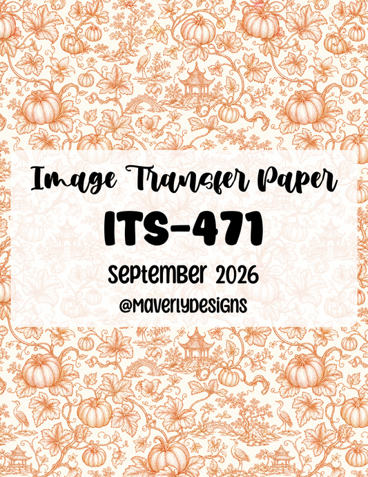 ITS-471 - Transfer Paper - September 2026 Launch