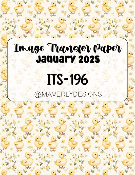 ITS-196 - Transfer Paper - January 2025 Launch