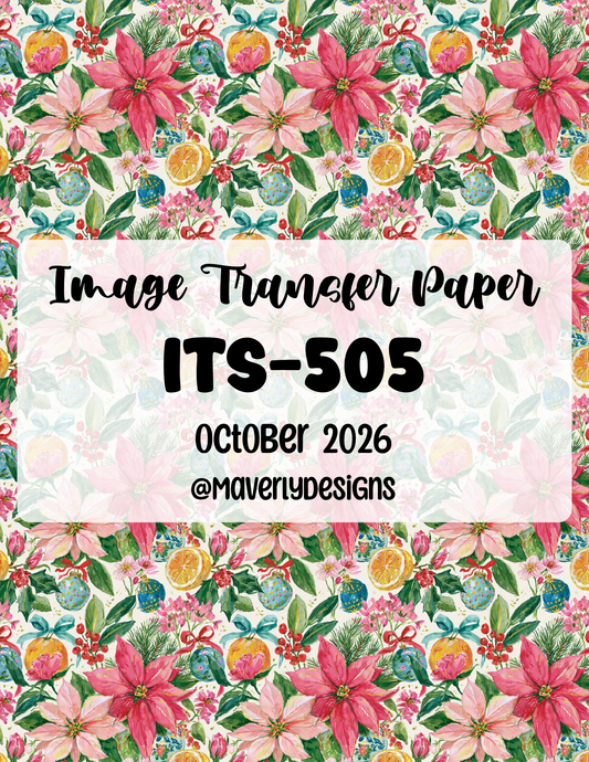 ITS-505 - Transfer Paper - October 2026 Launch