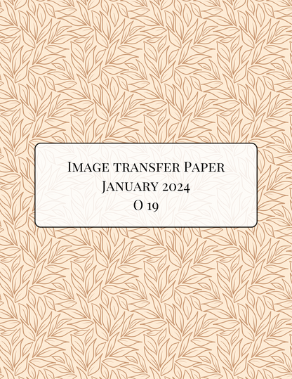 ITS-102 - IMAGE TRANSFER PAPER (O19)