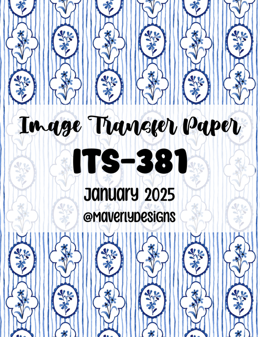 ITS-381 - Transfer Paper - January 2026 Launch