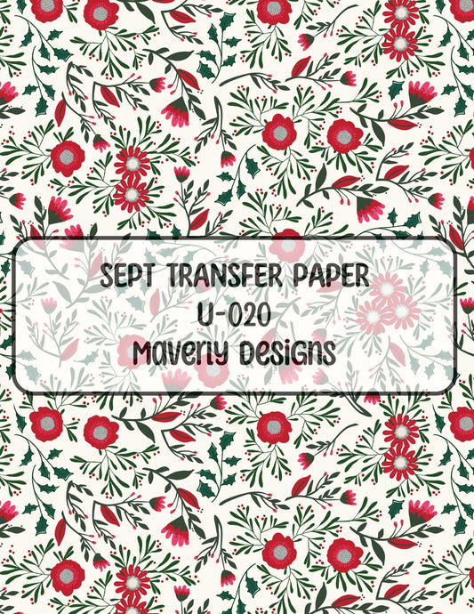 U-020 - September 2024 - Transfer Paper