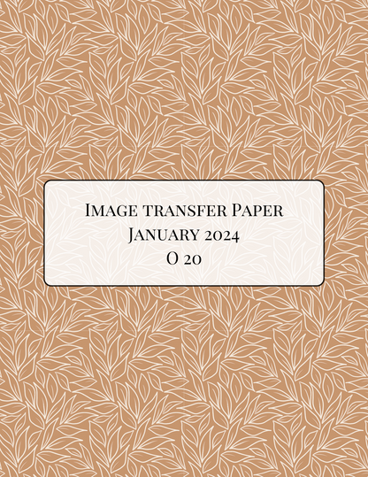 ITS-103 - IMAGE TRANSFER PAPER (O20)