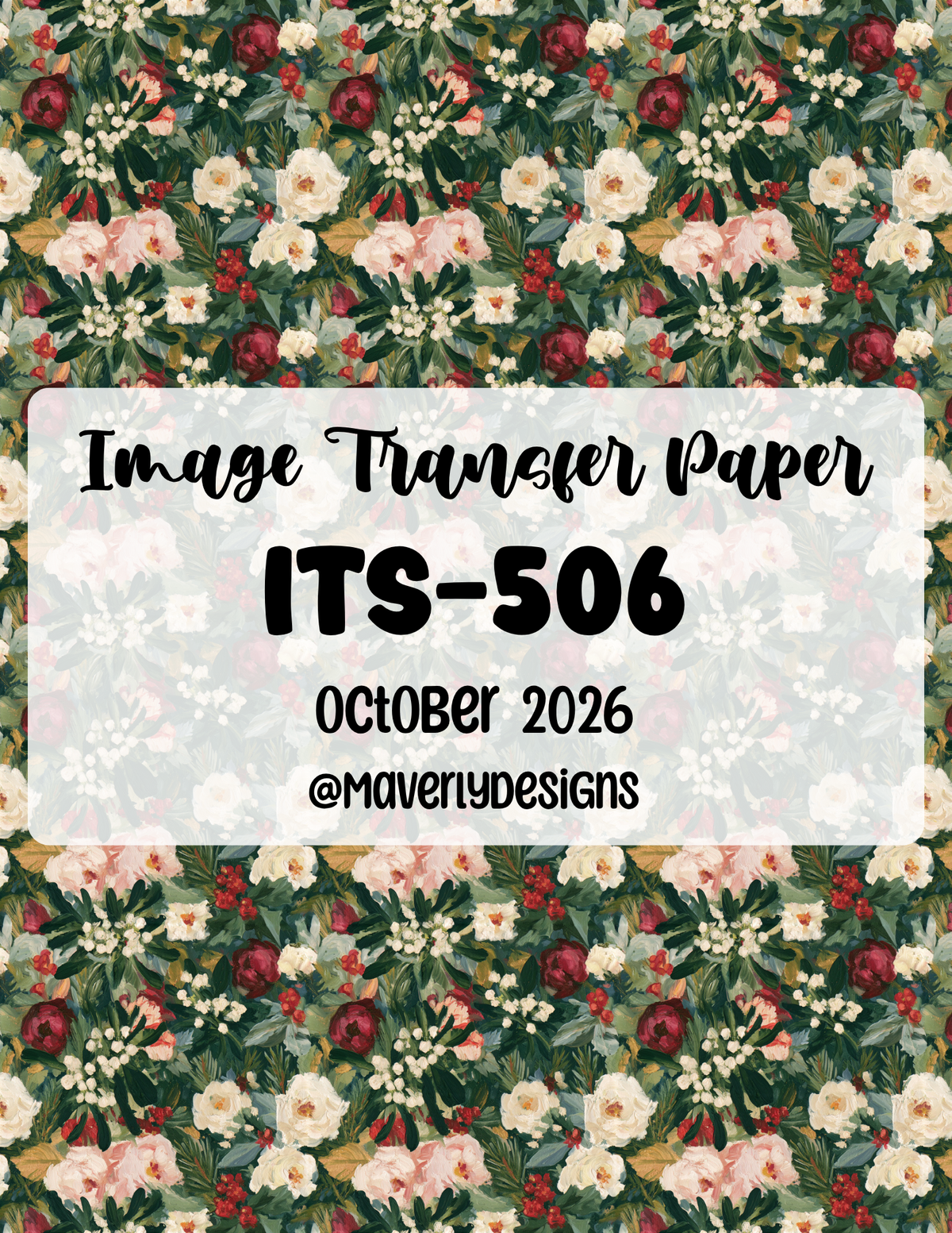 ITS-506 - Transfer Paper - October 2026 Launch