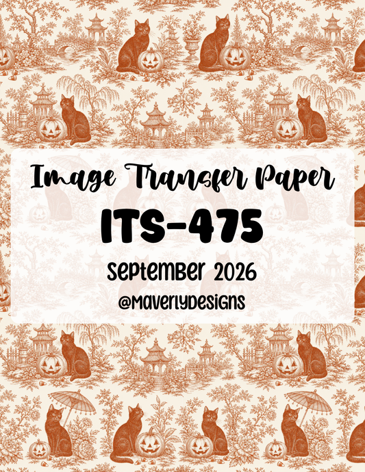 ITS-475 - Transfer Paper - September 2026 Launch