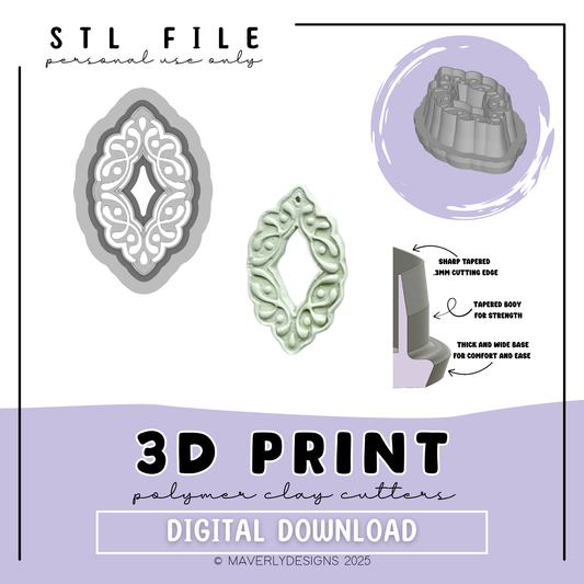 Sydney Imprint Window - Digital Download - STL Polymer Clay Cutter - Print your own Clay Cutter - 2026