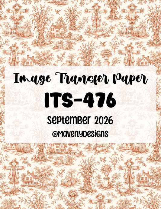 ITS-476 - Transfer Paper - September 2026 Launch