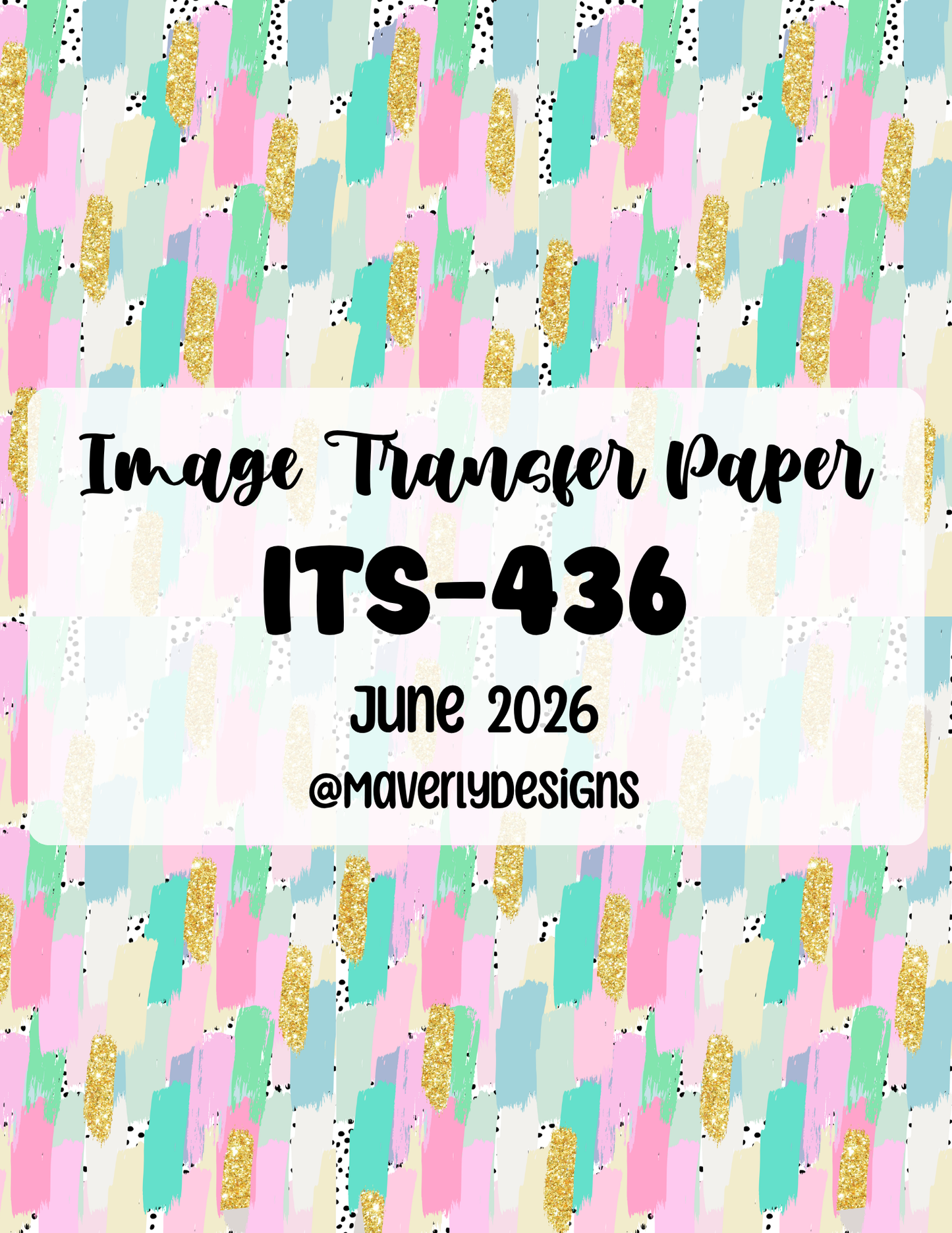 ITS-436 - Transfer Paper - June 2026 Launch