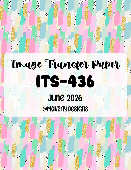 ITS-436 - Transfer Paper - June 2026 Launch