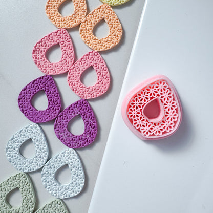 Daisy Teardrop Window Clay Cutter - April 2025 Launch