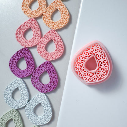 Daisy Teardrop Window Clay Cutter - April 2025 Launch