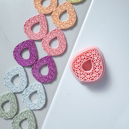 Daisy Teardrop Window Clay Cutter - April 2025 Launch