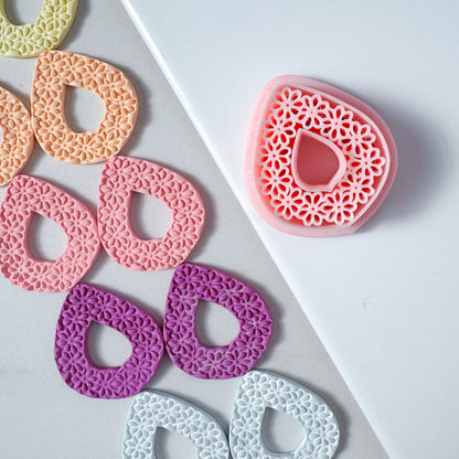 Daisy Teardrop Window Clay Cutter - April 2025 Launch