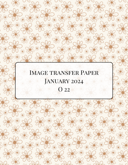 ITS-105 - IMAGE TRANSFER PAPER (O22)