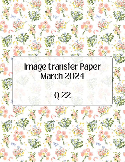 ITS-141 - IMAGE TRANSFER PAPER (Q22)