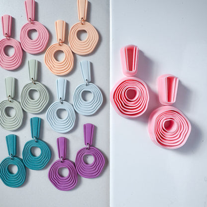 Estelle - Mirrored Set Duo - Imprint Window Clay Cutter - April 2025 Launch