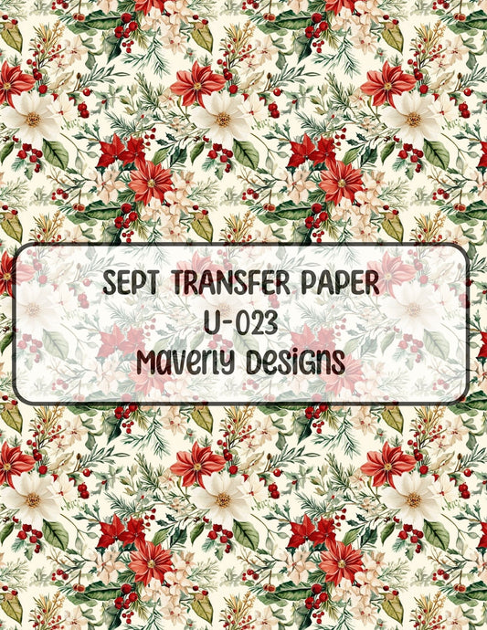 U-023 - September 2024 - Transfer Paper