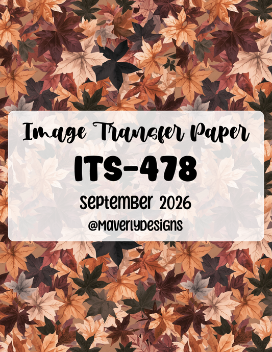 ITS-478 - Transfer Paper - September 2026 Launch