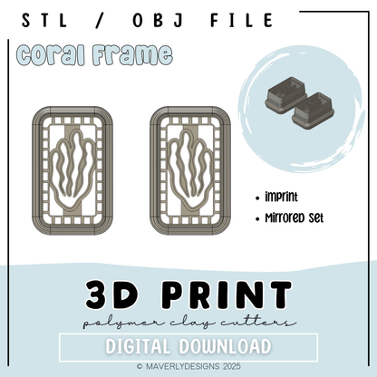 Coral Frame - Digital Product