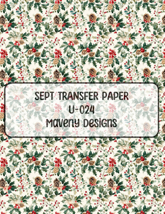 U-024 - September 2024 - Transfer Paper