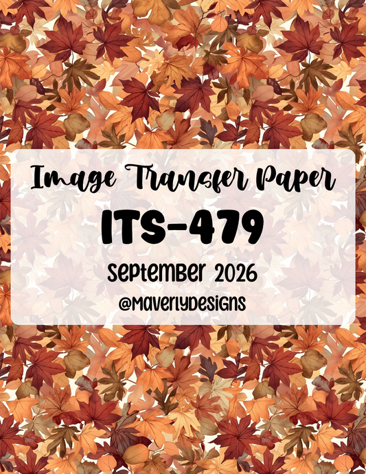 ITS-479 - Transfer Paper - September 2026 Launch