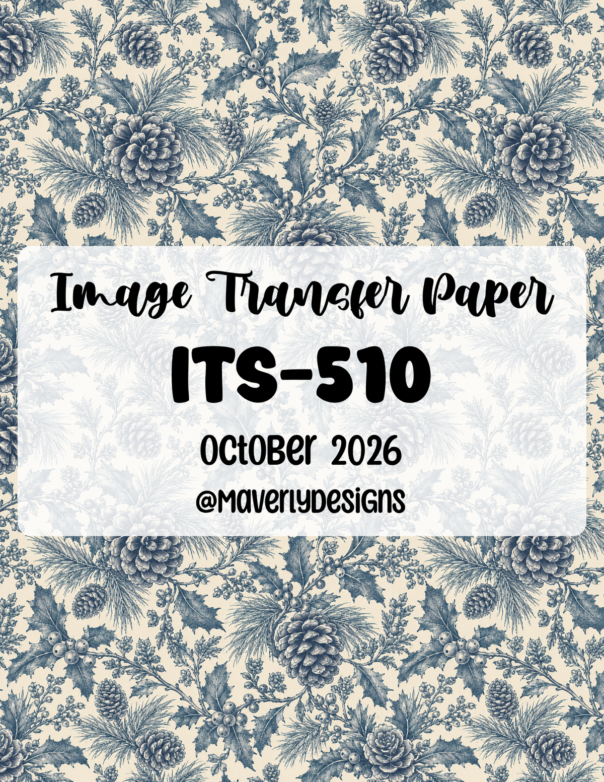 ITS-510 - Transfer Paper - October 2026 Launch