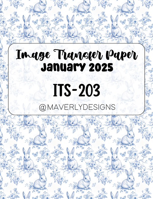 ITS-203 - Transfer Paper - January 2025 Launch