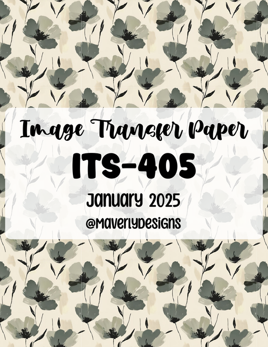 ITS-405 - Transfer Paper - January 2026 Launch