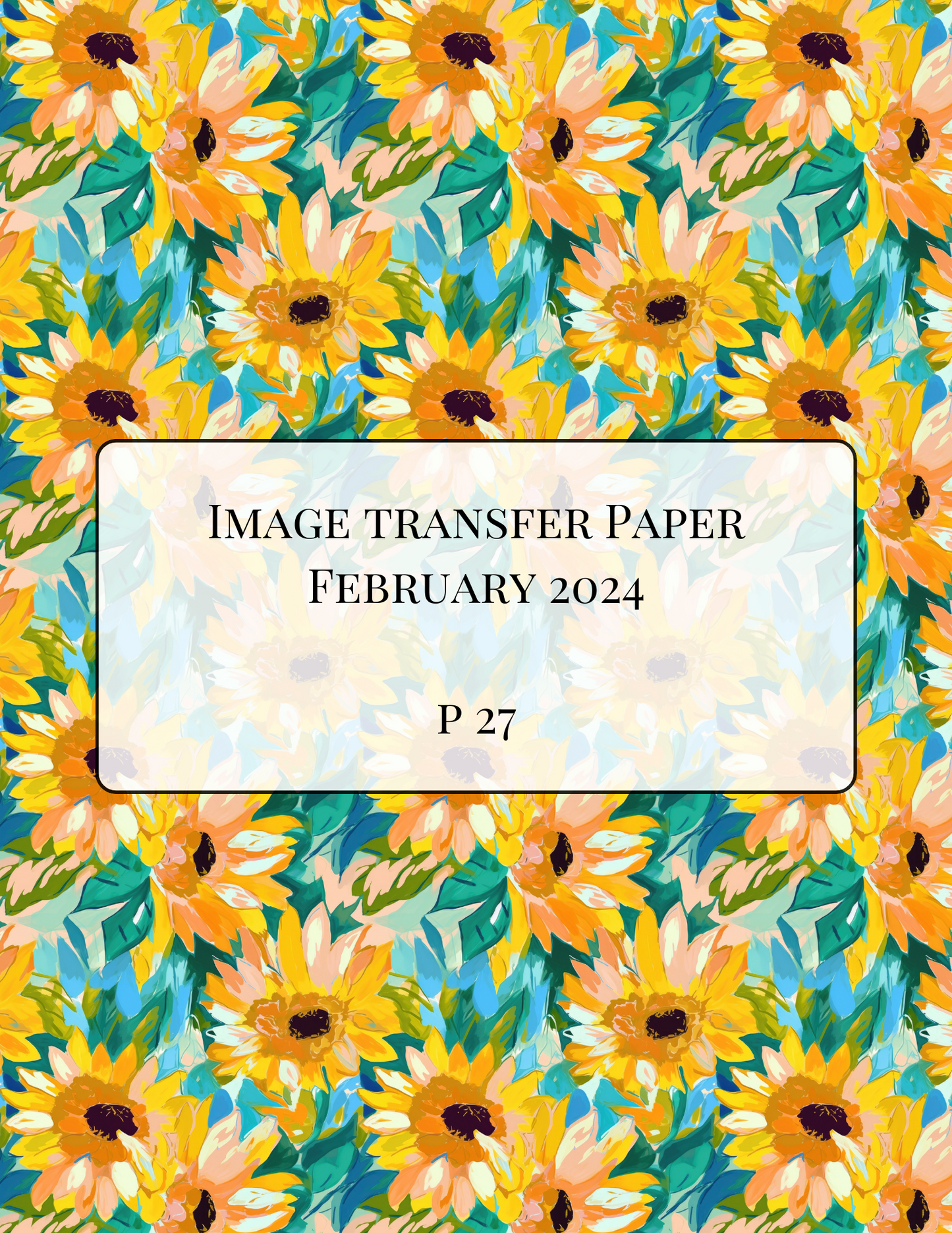 ITS-123 - IMAGE TRANSFER PAPER (P27)