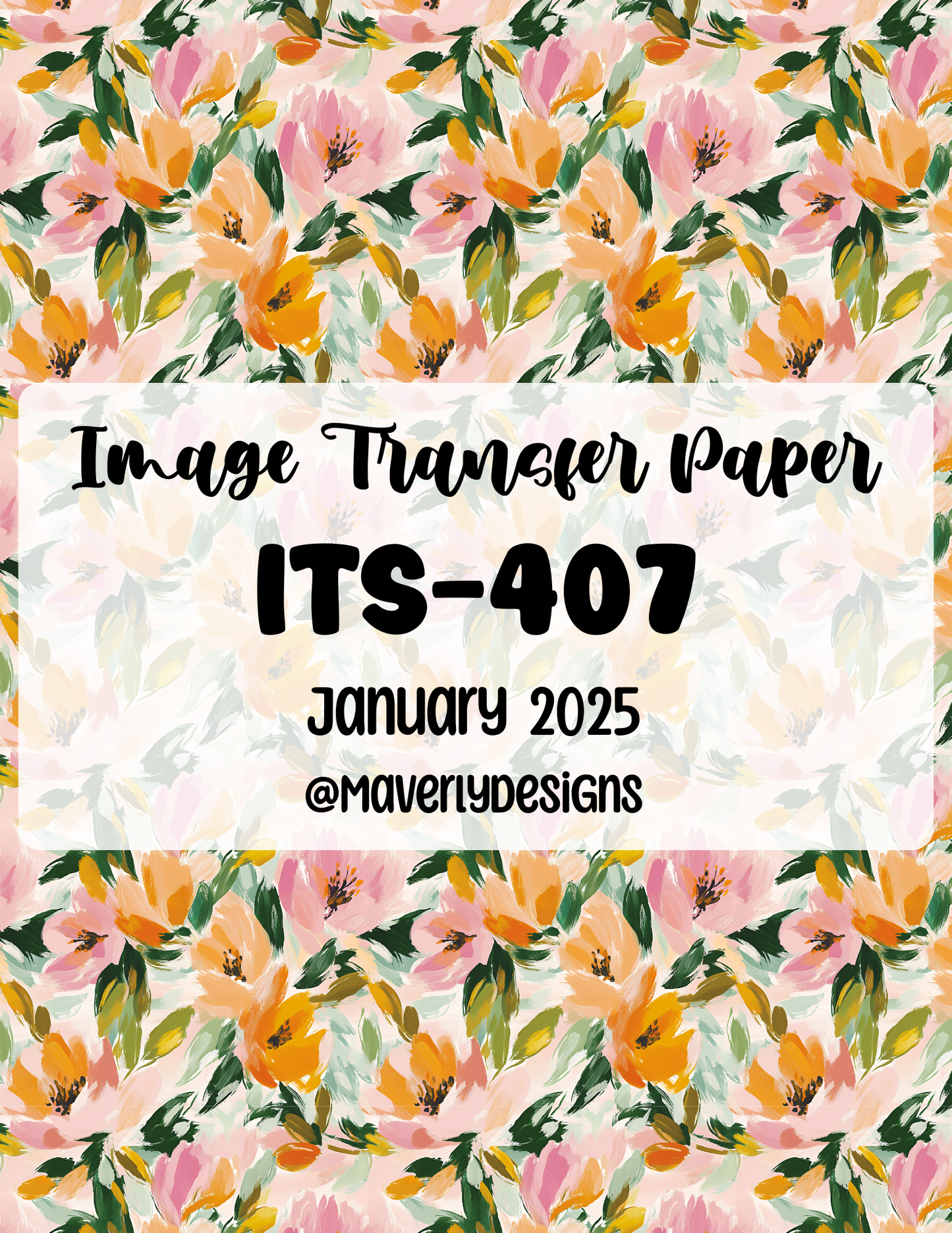 ITS-407 - Transfer Paper - January 2026 Launch