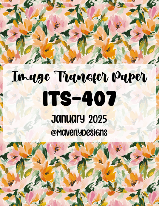 ITS-407 - Transfer Paper - January 2026 Launch