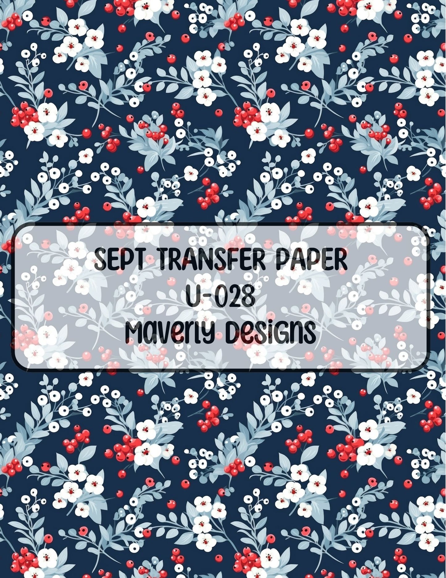 U-028 - September 2024 - Transfer Paper