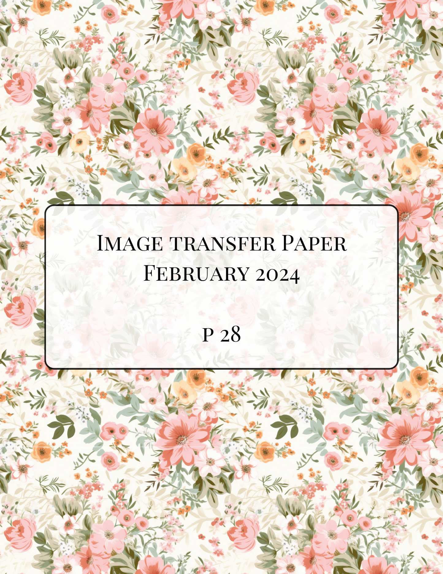 ITS-124 - IMAGE TRANSFER PAPER (P28)