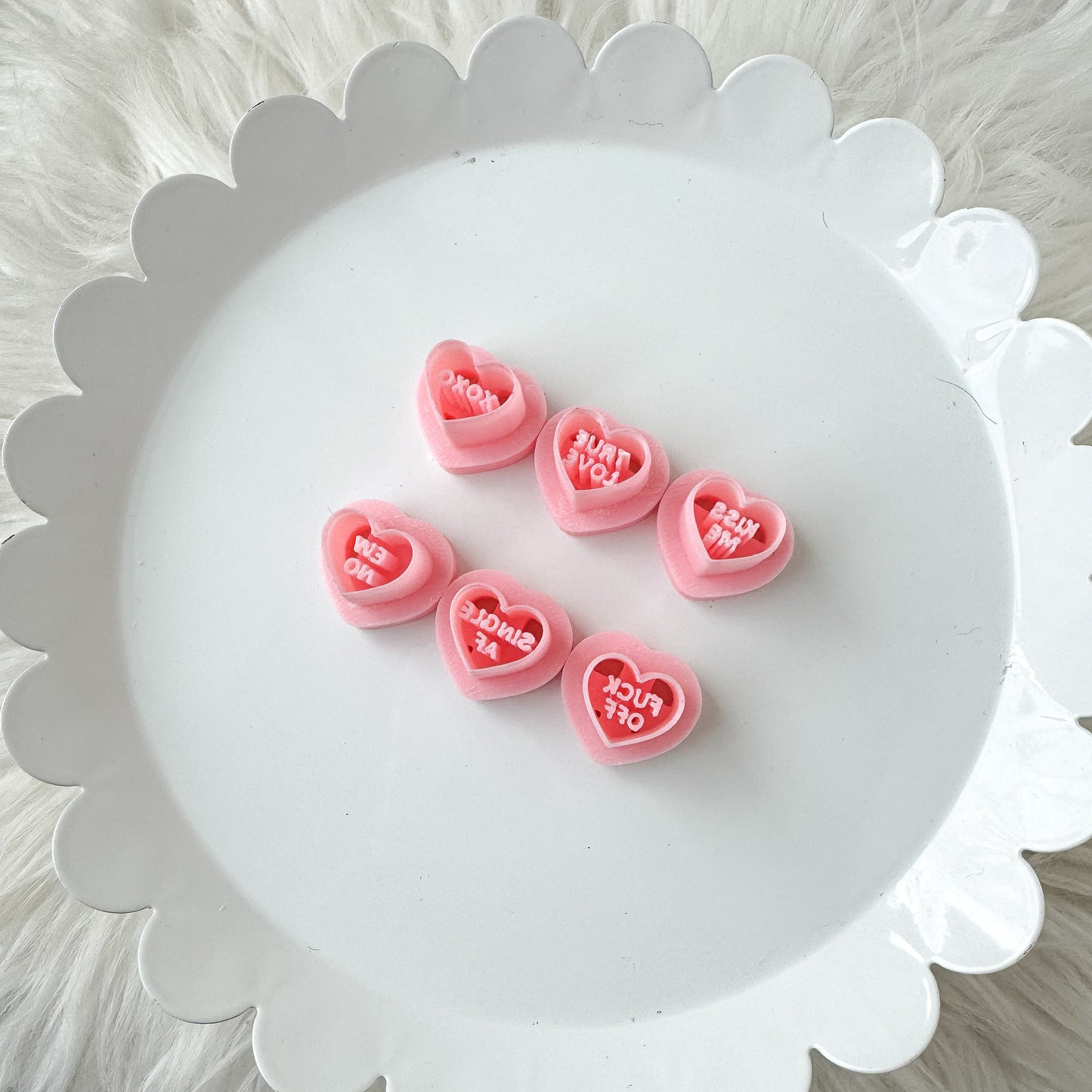 .50in Conversation Hearts - Valentines Day Collection - December 2024