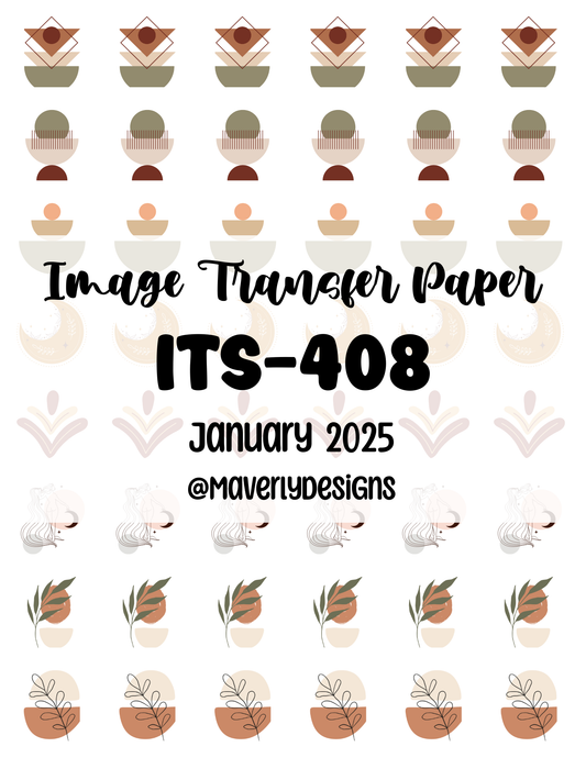 ITS-408 - Transfer Paper - January 2026 Launch