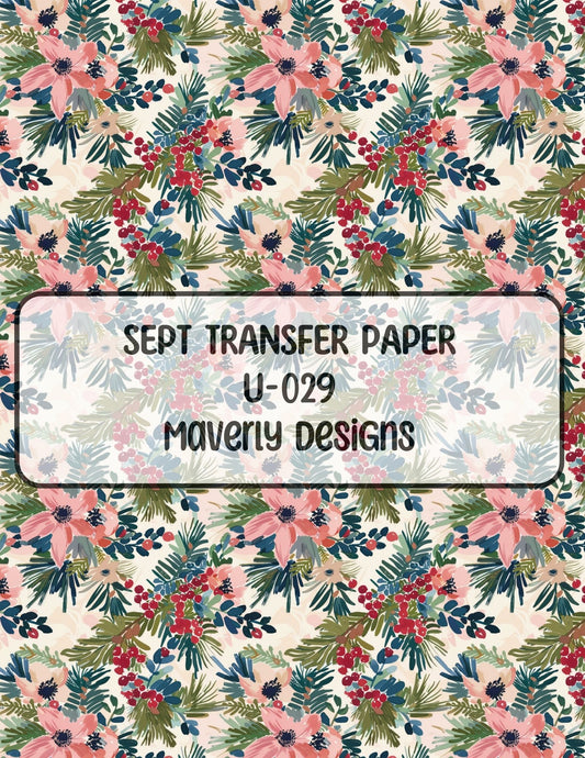 U-029 - September 2024 - Transfer Paper