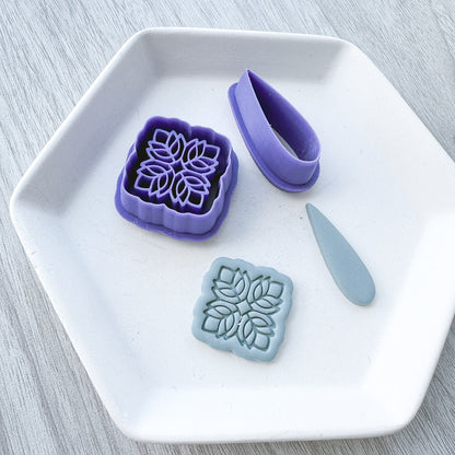 Feb Imprint Dangle Clay Cutter-February 2024 Launch