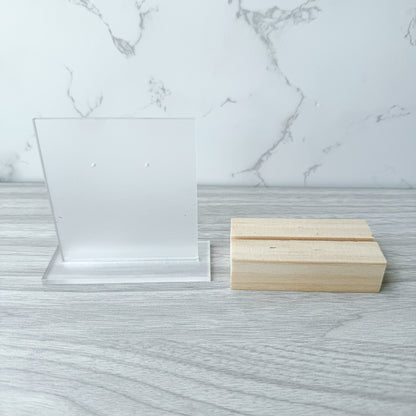 Acrylic Earring Displays - Multiple Styles Available