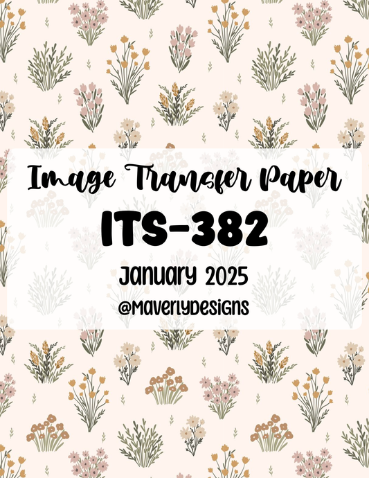 ITS-382 - Transfer Paper - January 2026 Launch