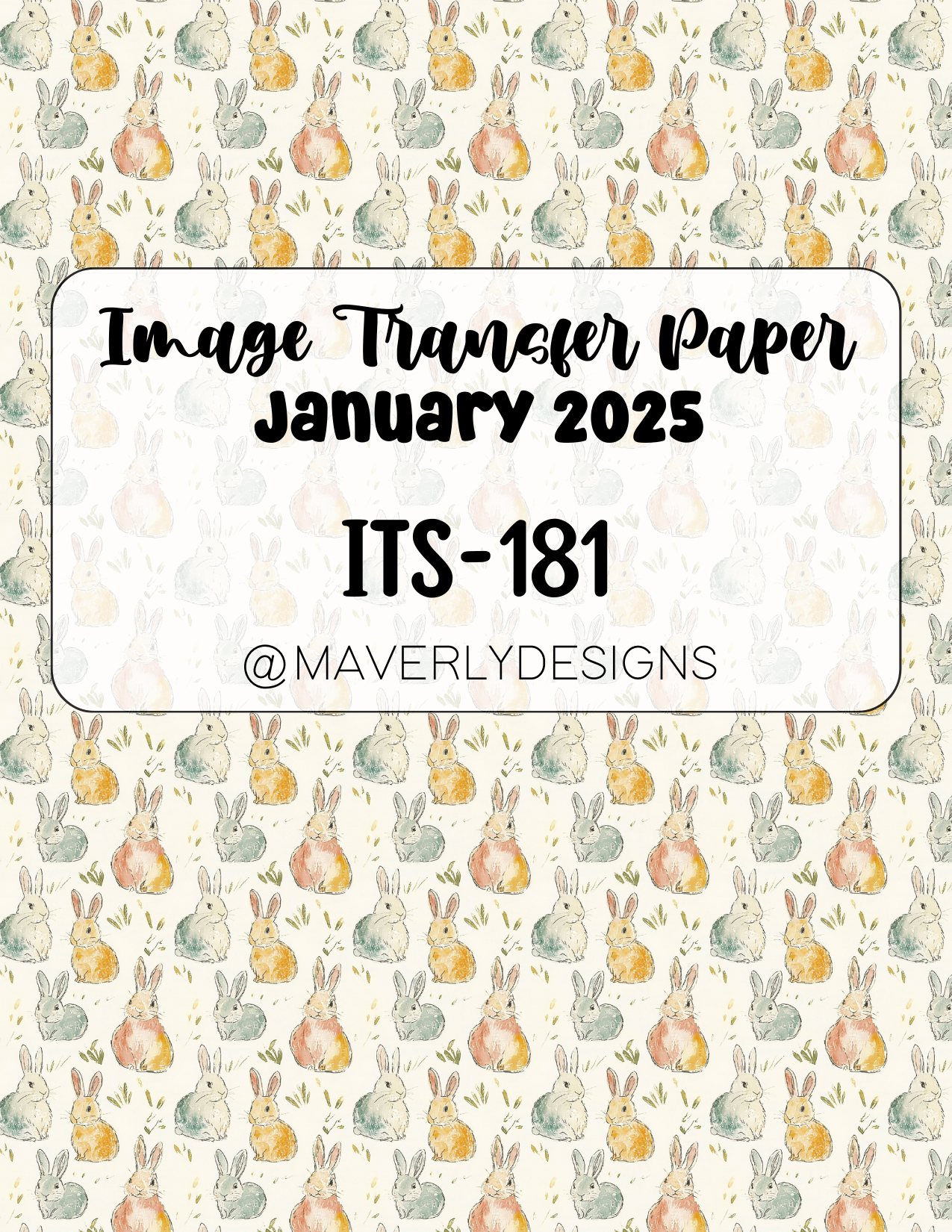 ITS-181 - Transfer Paper - January 2025 Launch