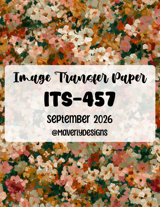 ITS-457 - Transfer Paper - September 2026 Launch