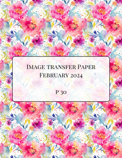 ITS-126 - IMAGE TRANSFER PAPER (P30)