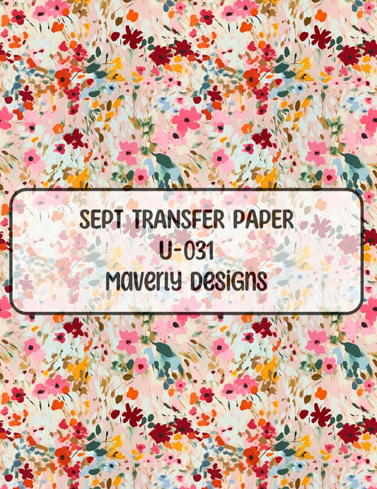 U-031 - September 2024 - Transfer Paper