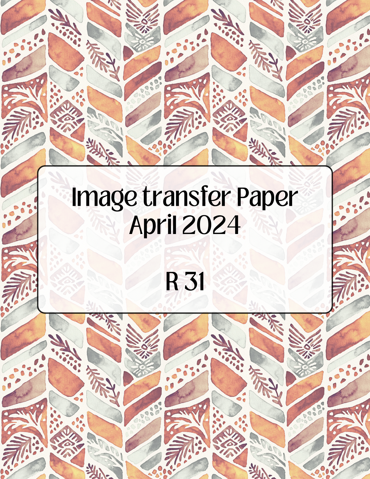 ITS-159 - IMAGE TRANSFER PAPER (AAAR31