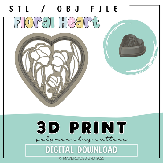 Floral Heart - Digital Product
