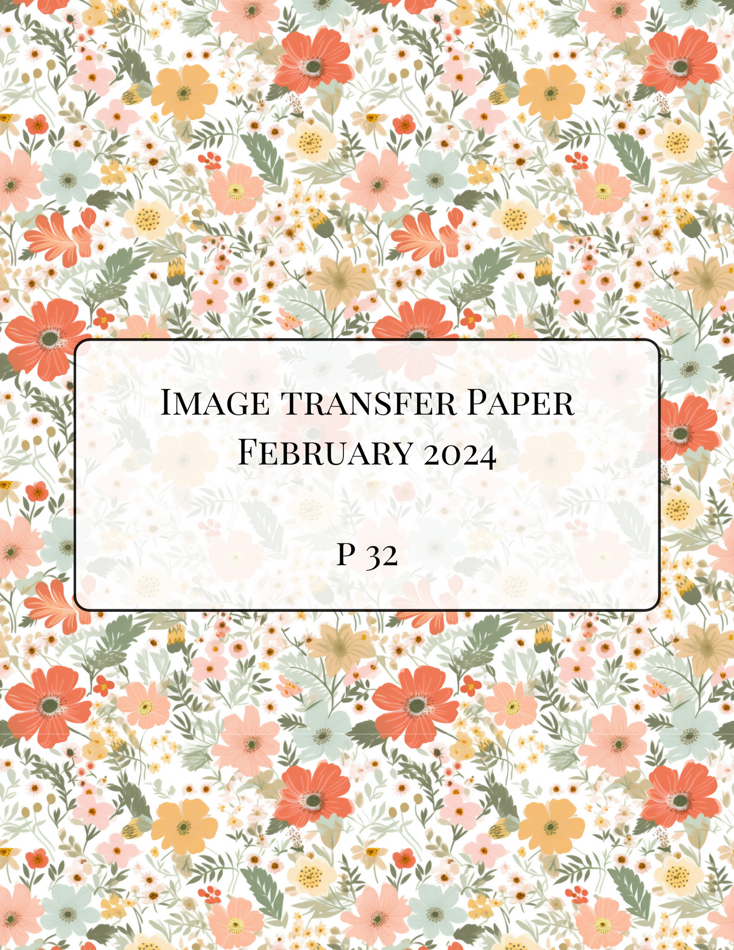 ITS-128 - IMAGE TRANSFER PAPER (P32)