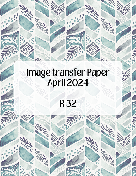 R-32 - Transfer Paper - April Launch