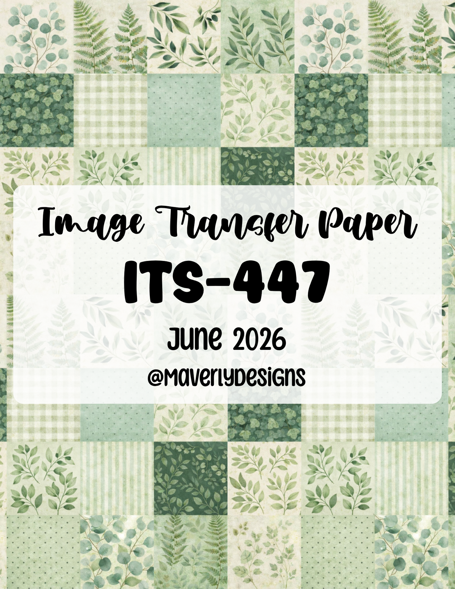 ITS-447 - Transfer Paper - June 2026 Launch