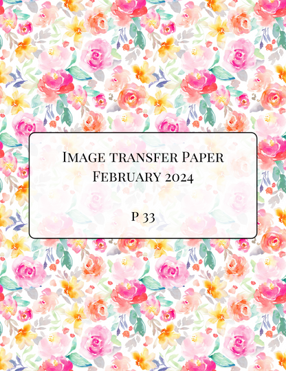 ITS-129 - IMAGE TRANSFER PAPER (P33)