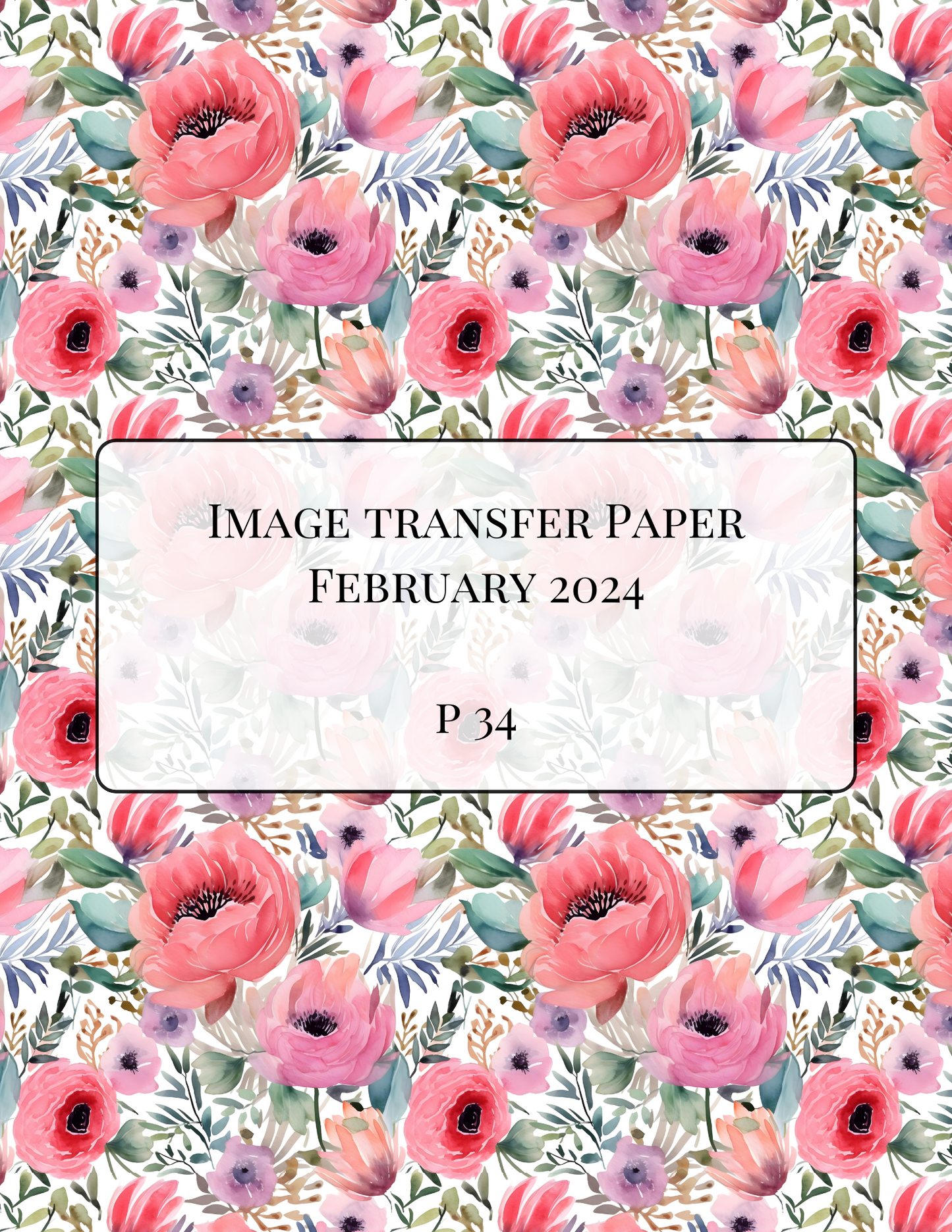 ITS-130 - IMAGE TRANSFER PAPER (P34)